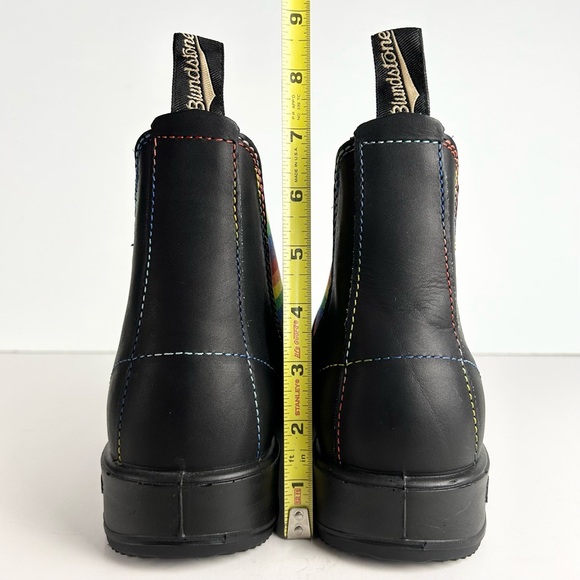 Blundstone 2105 Original Chelsea Rainbow Black Leather Unisex Slip On Boots EUC - Picture 4 of 16
